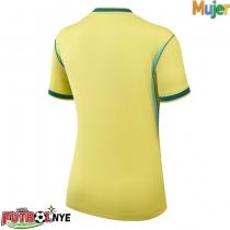 Camiseta Brasil Primera Equipación para mujer Mundial 2026 manga corta